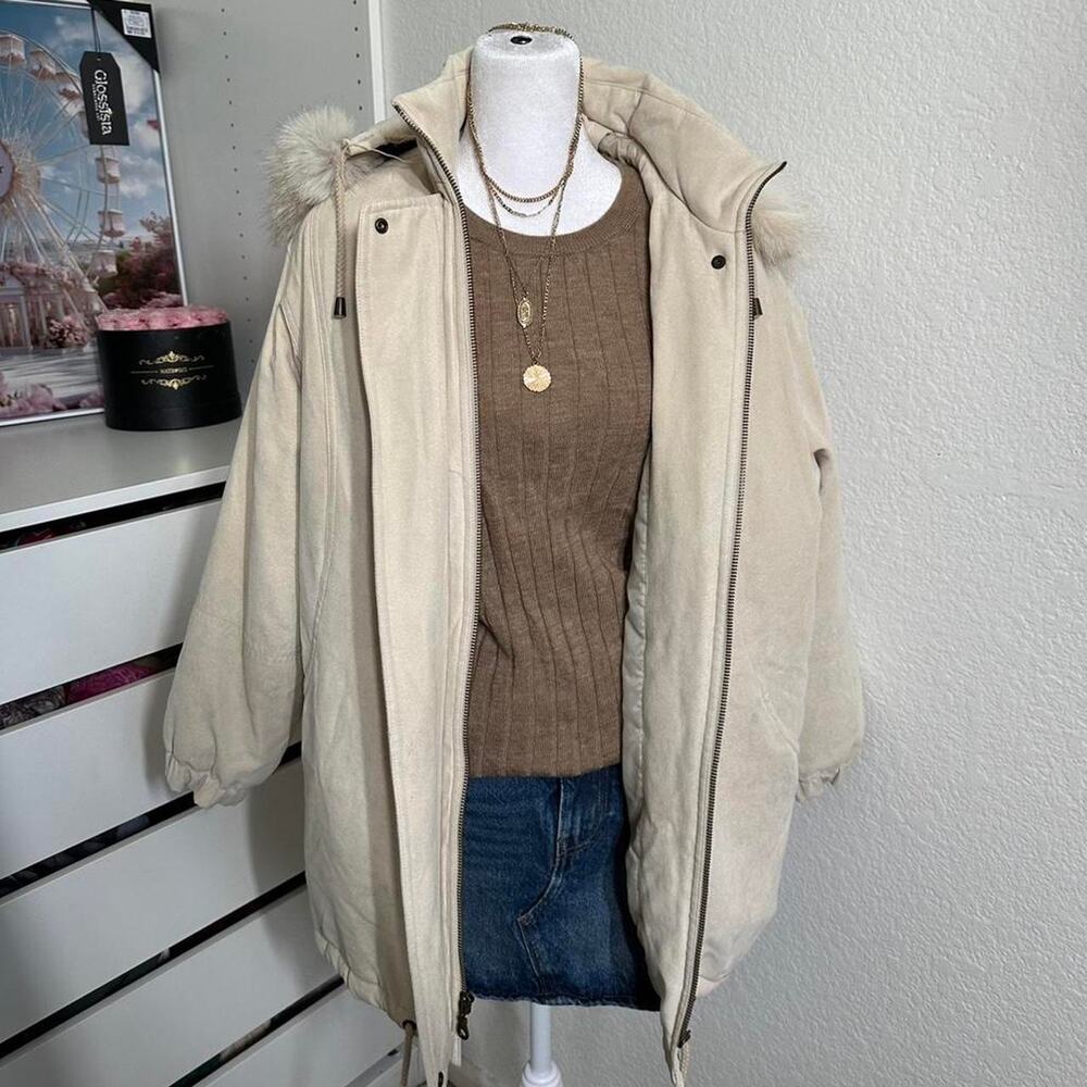 Cream bromley sport parka